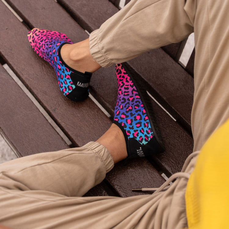 Neon Leopard - Kaalfööt
