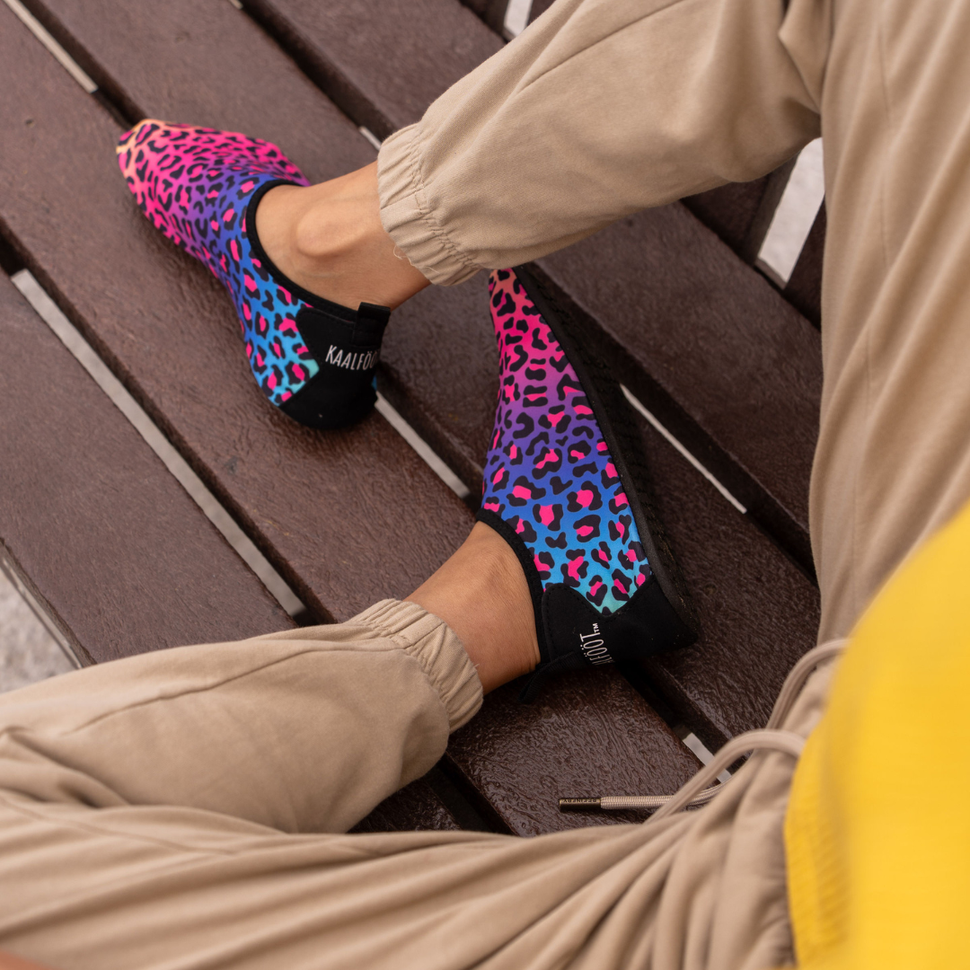 Neon Leopard - Kaalfööt