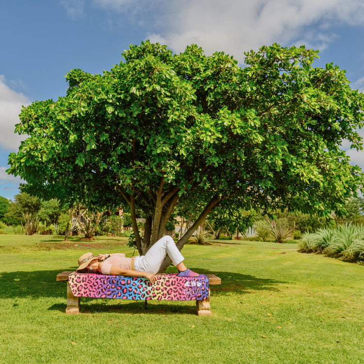 Microfibre Towel - Neon Leopard - Kaalfööt