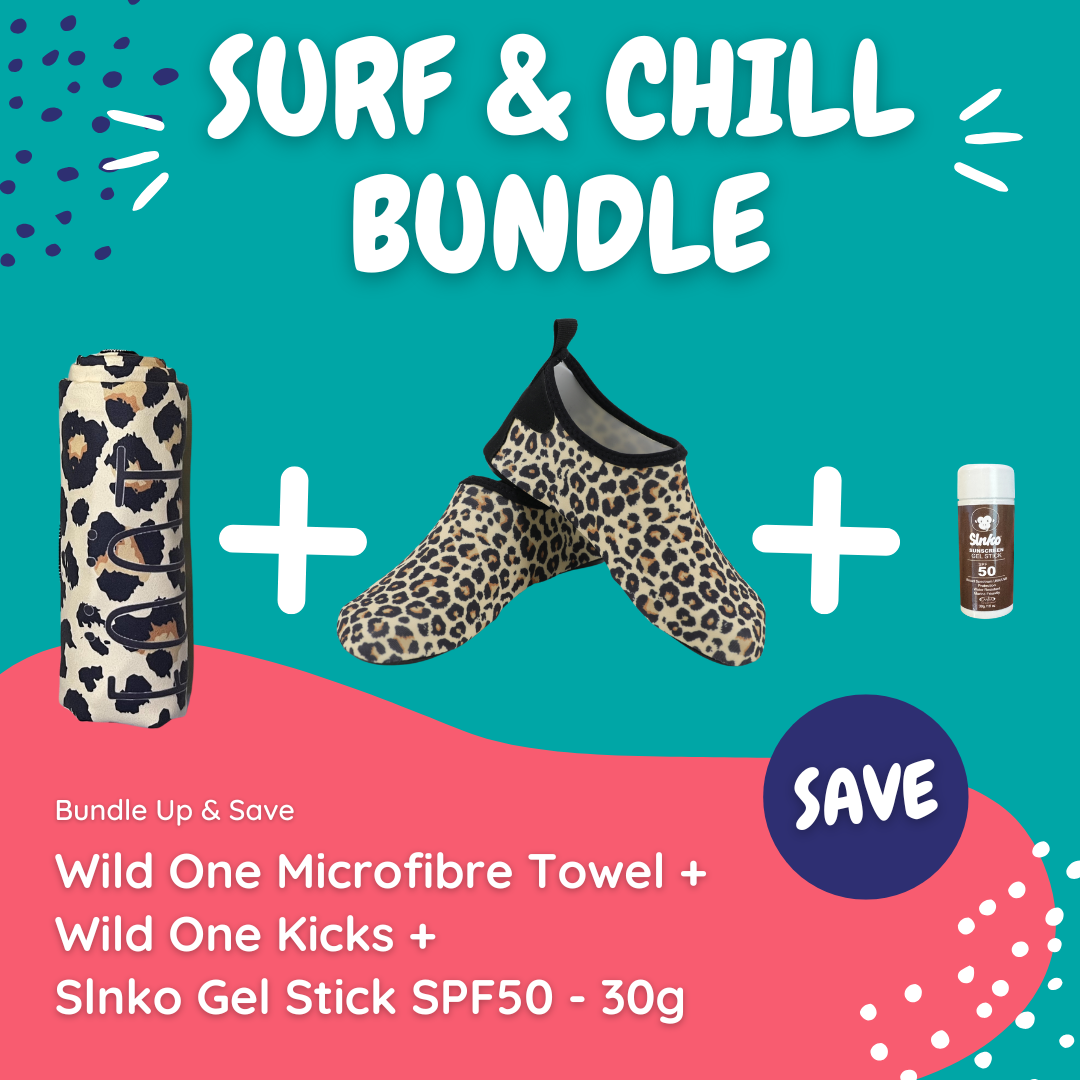 Wild One Surf & Chill Bundle (with Stick Sunscreen) - Kaalfööt
