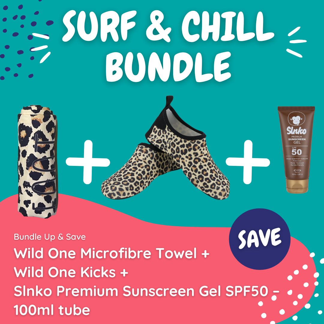Wild One Surf & Chill Bundle (with Gel Tube Sunscreen) - Kaalfööt