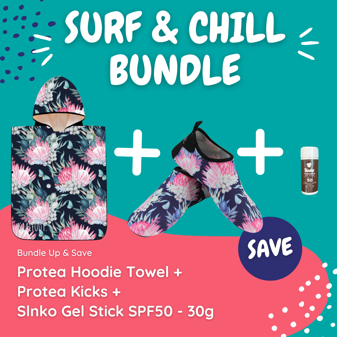 Protea Surf & Chill Bundle (with Stick Sunscreen) - Kaalfööt
