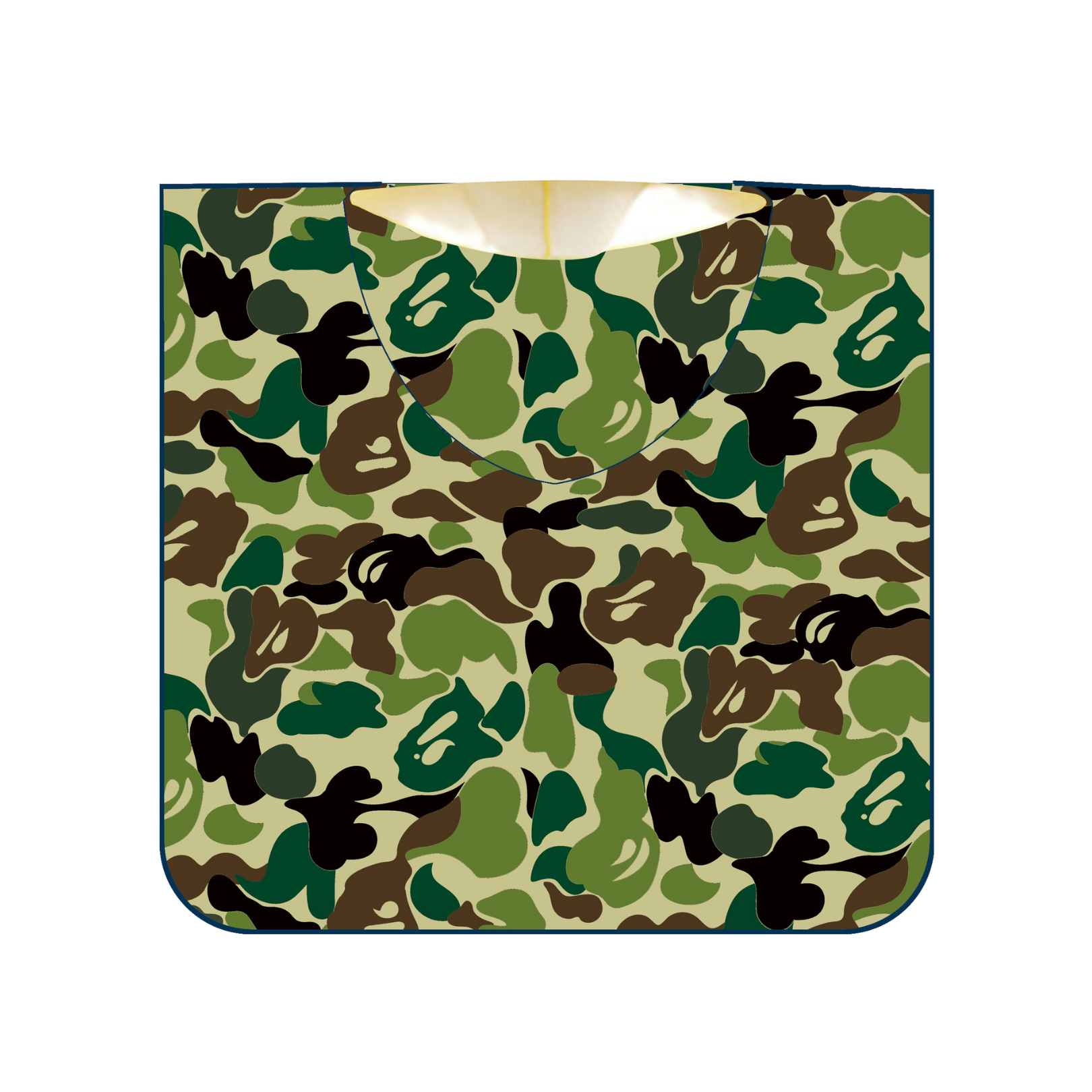 Tots Microfibre Hoodie Towel - Camo - Kaalfööt