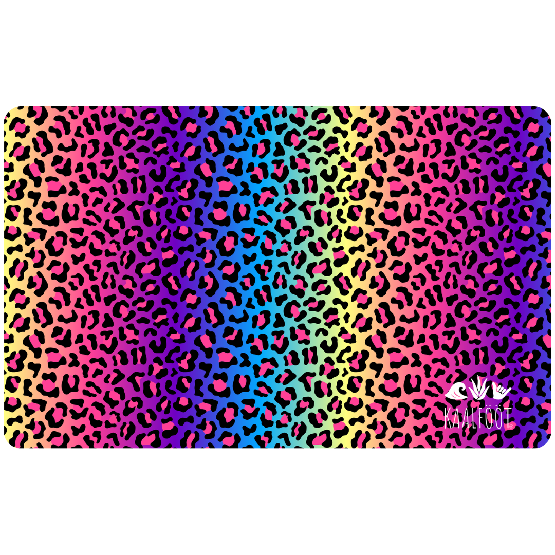 Microfibre Towel - Neon Leopard - Kaalfööt